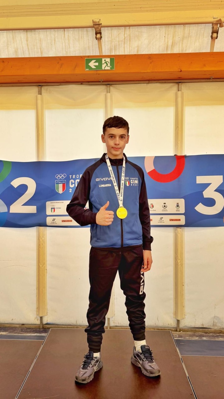 Trofeo Coni 2026, Alessandro Molteni di Scherma Brescia conquista l’oro