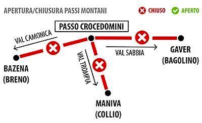 Il Passo Crocedomini chiude per la stagione invernale