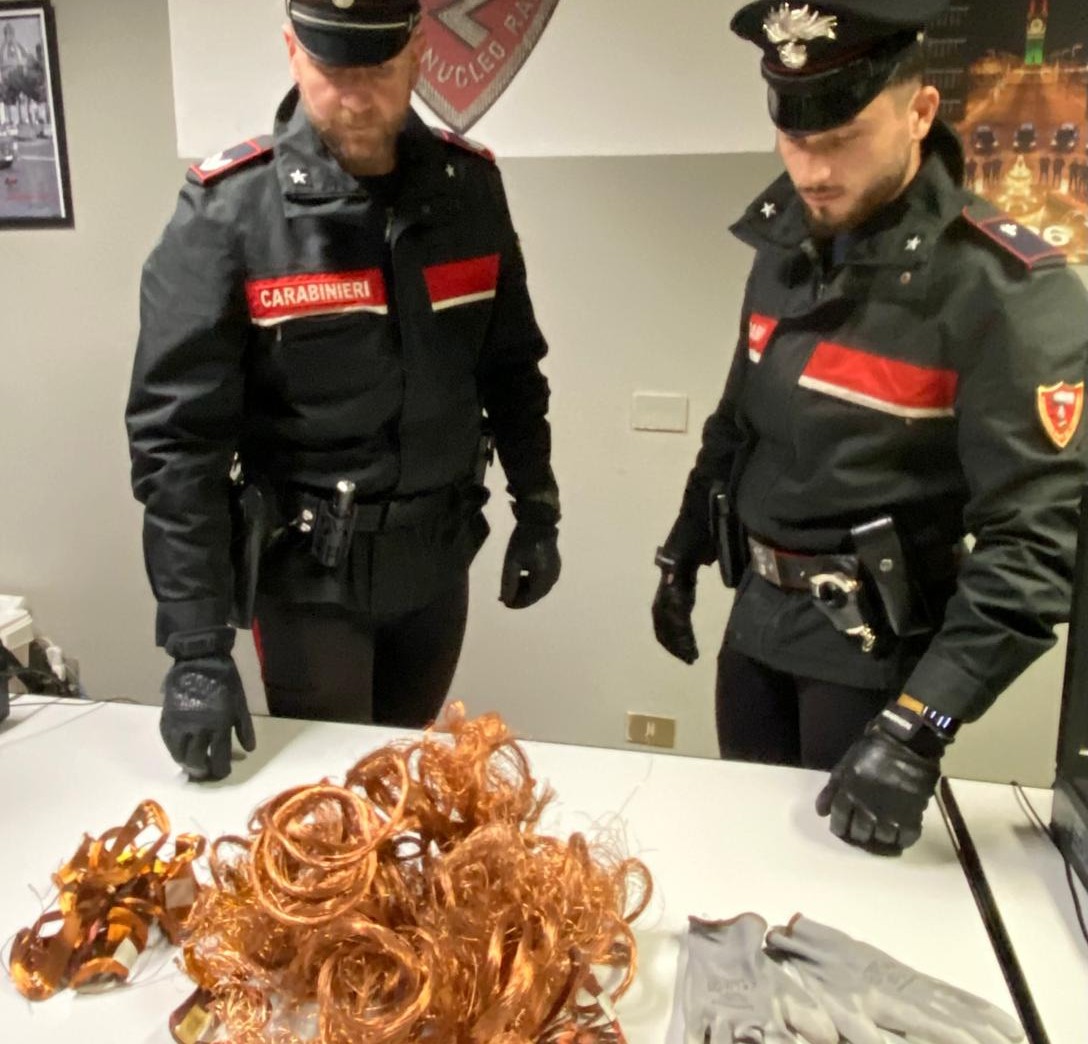 Furto di rame ad Adro: denunciati due giovanissimi